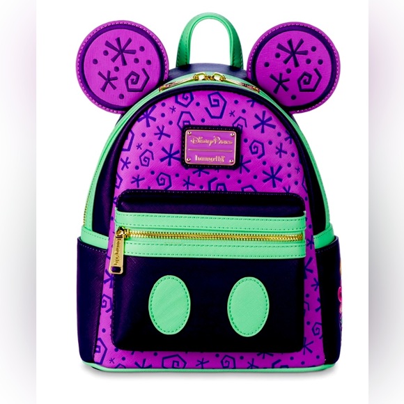 Mickey Mouse: The Main Attraction Mini Backpack by Loungefly – Mad Tea Party main image 13
